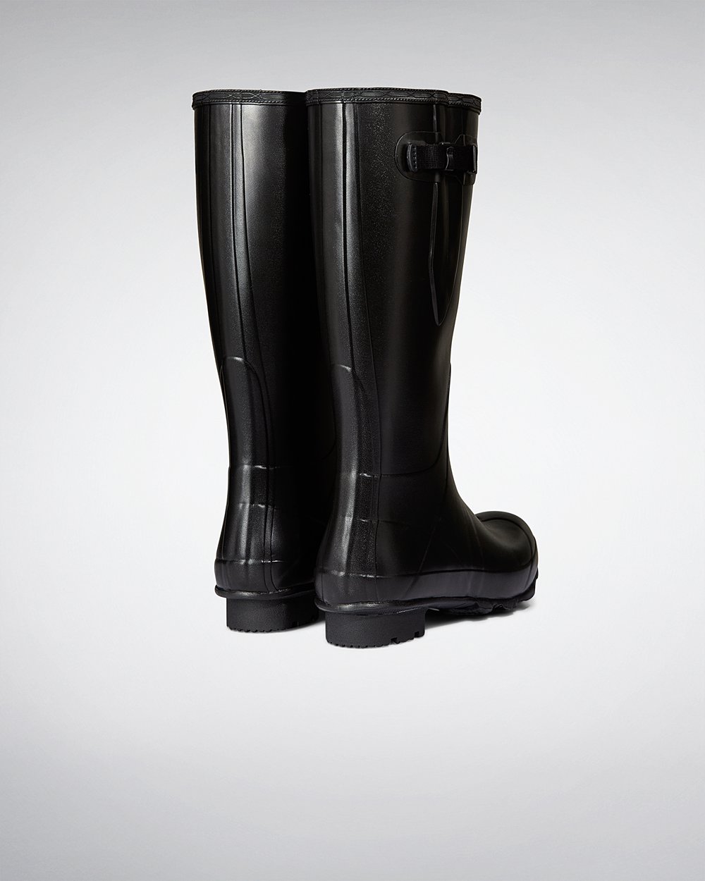 Galochas Altas Hunter Homem Pretas - Norris Field Side Adjustable Neoprene Lined - 17IPLHFVN